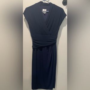 Navy Suzi CHIN dress (short-sleeved)